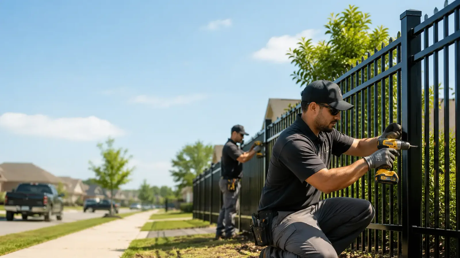 Metal Fence Installation in Stow, OH